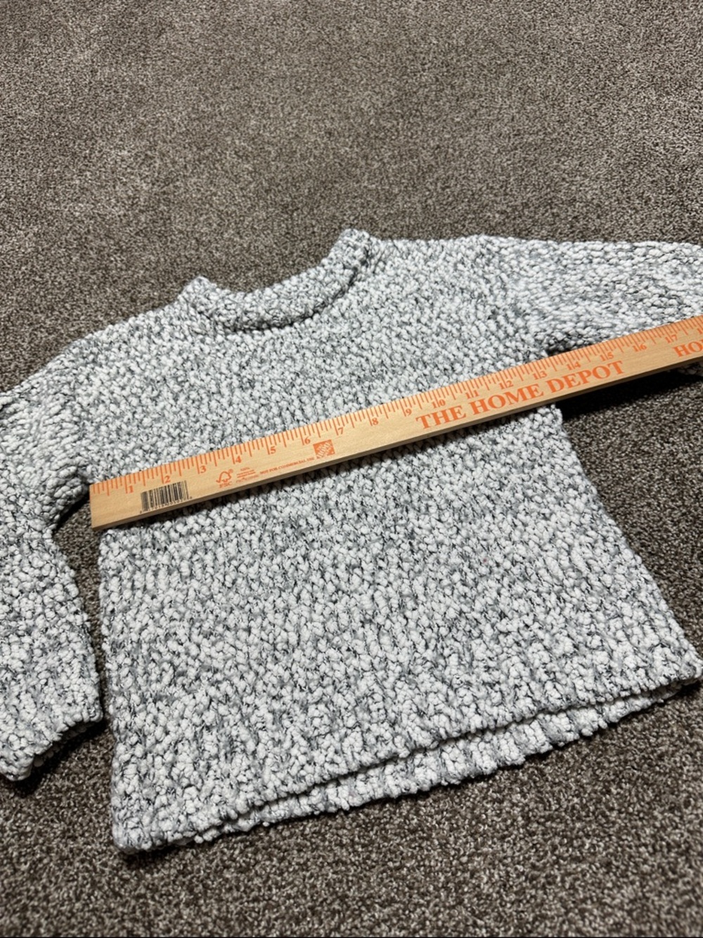 Cat & Jack Kids Chunky Knit Pullover - Light Gray - Picture 2 of 8
